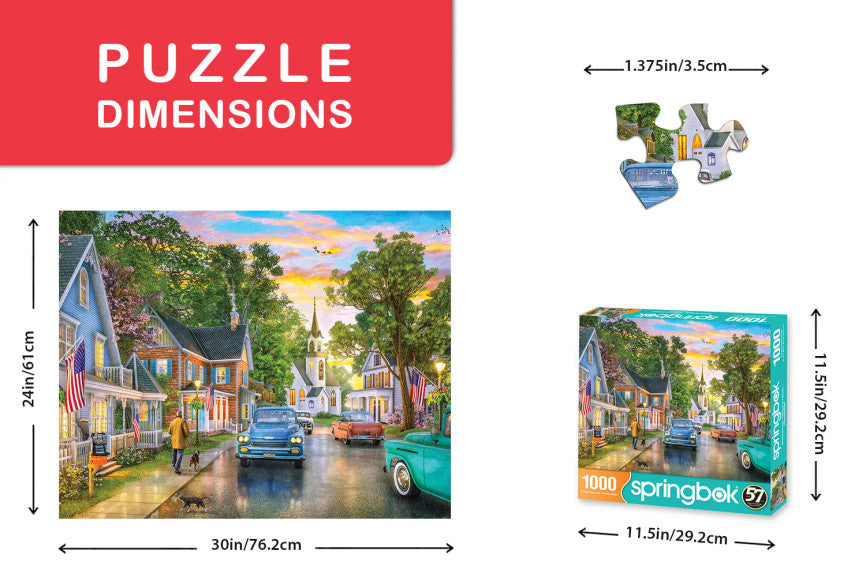Blissful Borough 1000 Piece Puzzle