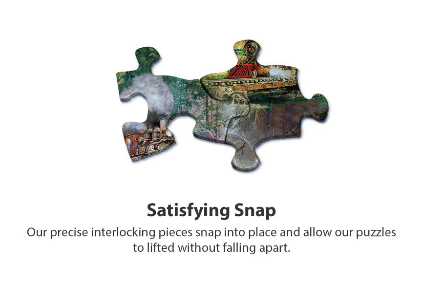 SPRGBK Thrilling Trains 1000 Piece Puzzle