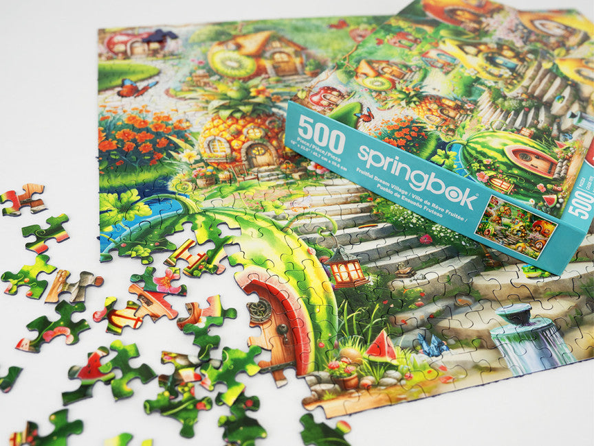 Fruitful Dream Village 500 Piece Puzzle