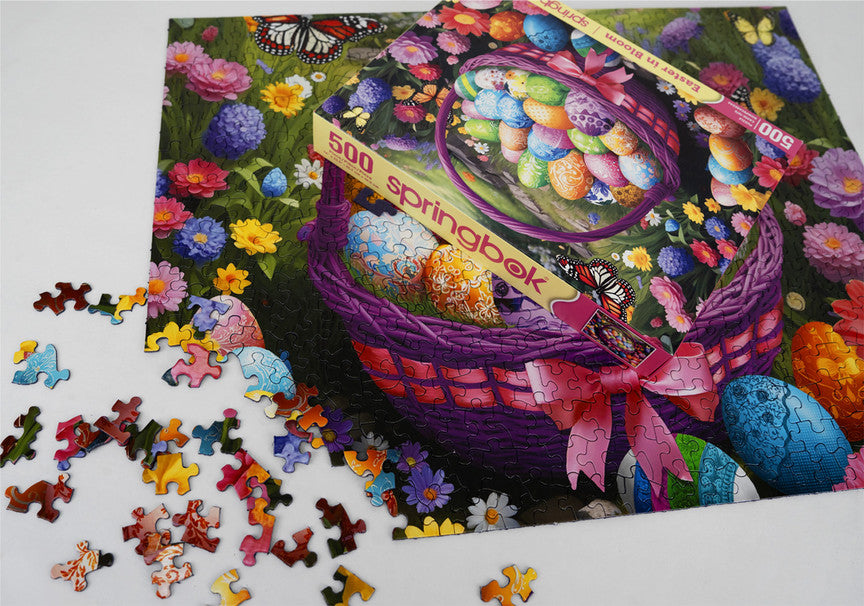 Easter in Bloom 500 Piece Puzzle