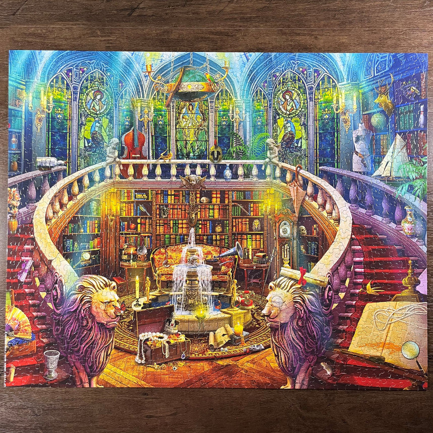 Seek and Find Library 1000 Piece Puzzle