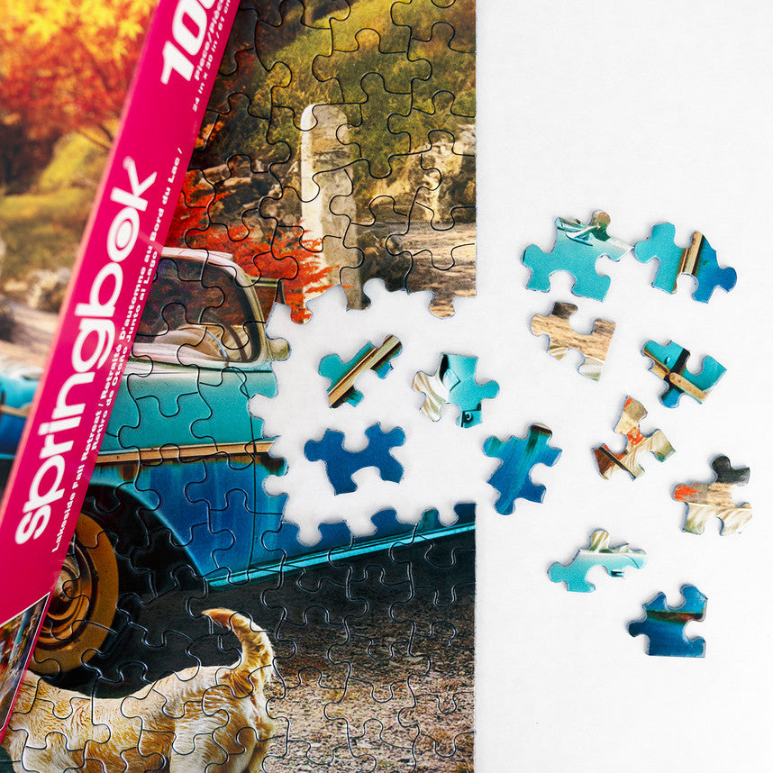 Lakeside Fall Retreat 1000 Piece Puzzle