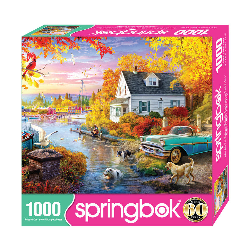 Lakeside Fall Retreat 1000 Piece Puzzle