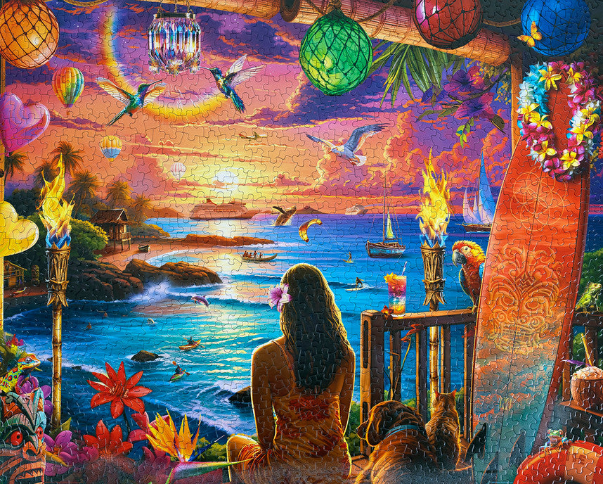 Hawaiian Oasis 1000 Piece Puzzle