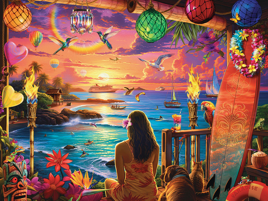 Hawaiian Oasis 1000 Piece Puzzle