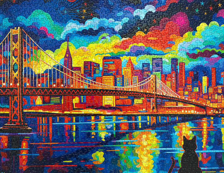 Midnight In San Francisco 1000 Piece Puzzle