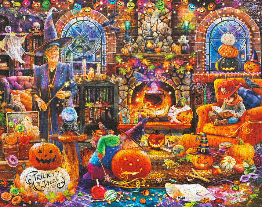 Grandma's Halloween Party 1000 Piece Puzzle