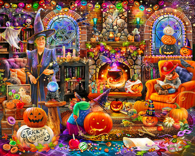 Grandma's Halloween Party 1000 Piece Puzzle