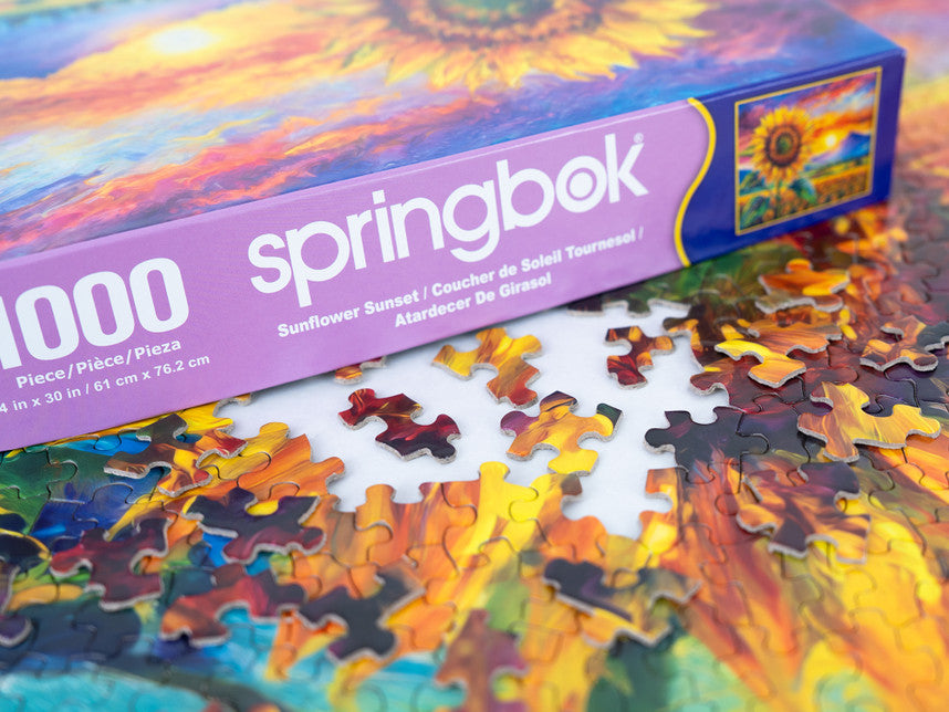 Sunflower Sunset 1000 Piece Puzzle