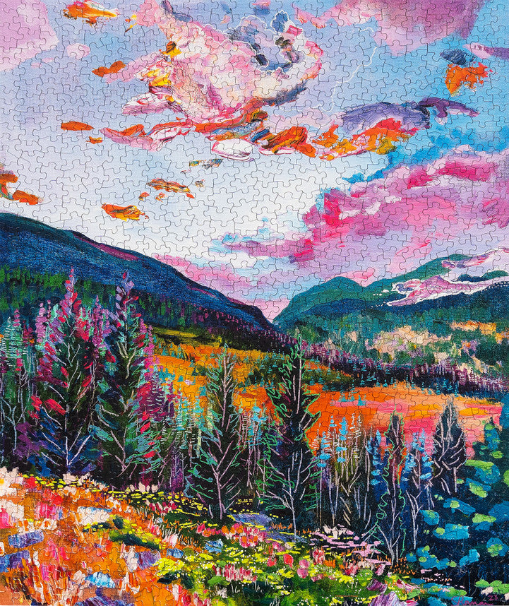 Rocky Mountain Twilight 1000 Piece Puzzle