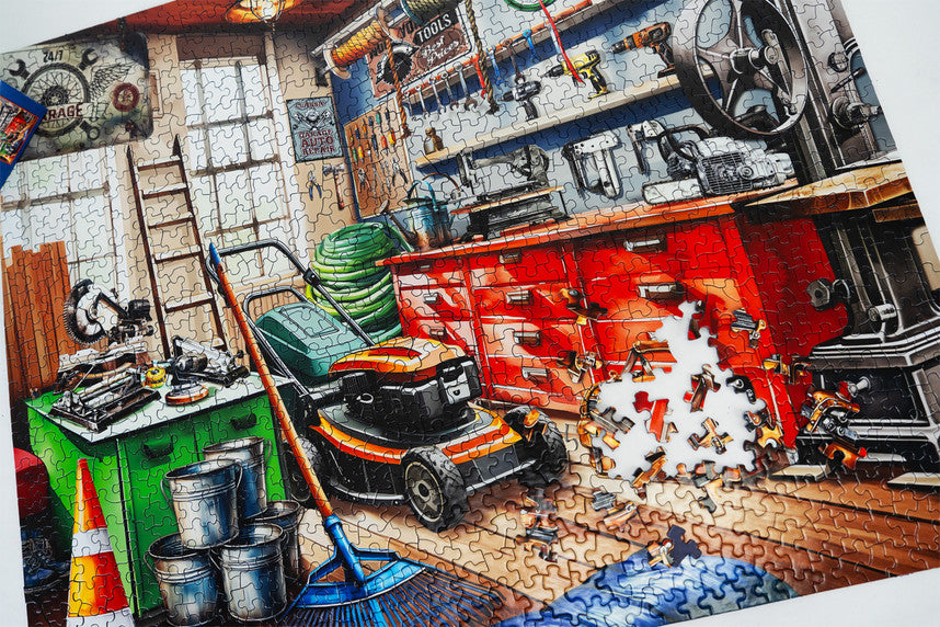 Tool Man's Garage 1000 Piece Puzzle