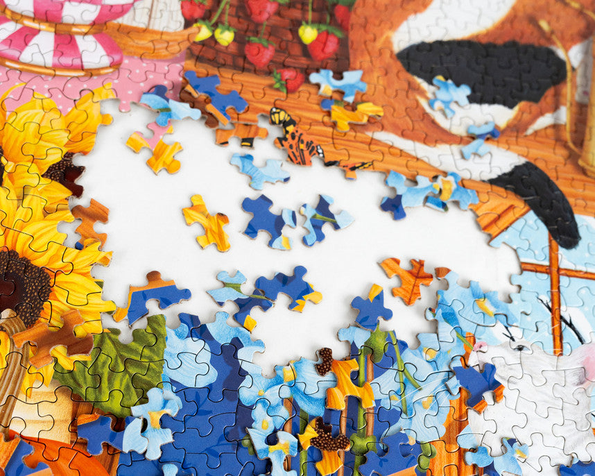 Four Seasons of Cats 1000 Piece Puzzle