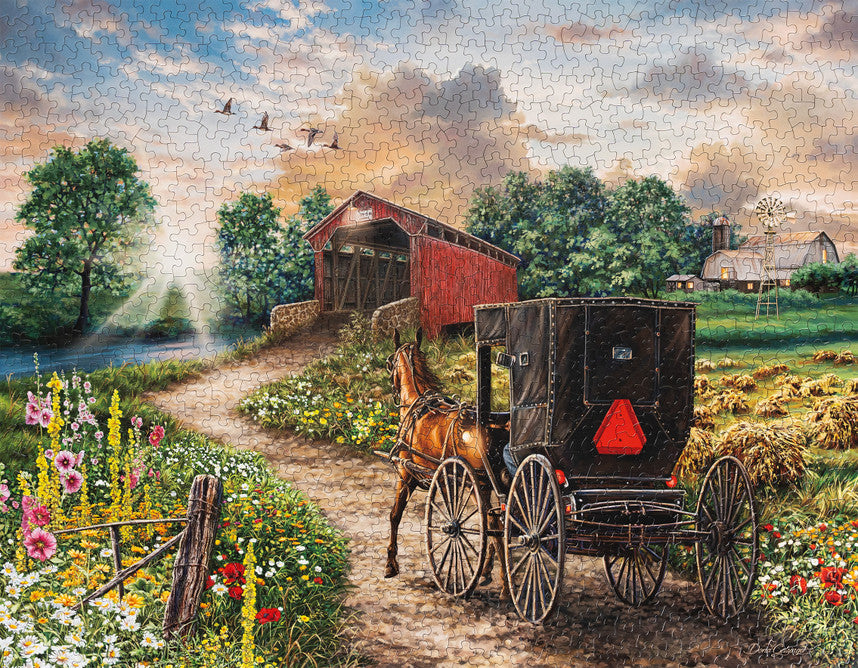 Evening on The Farm 1000 Piece Puzzle