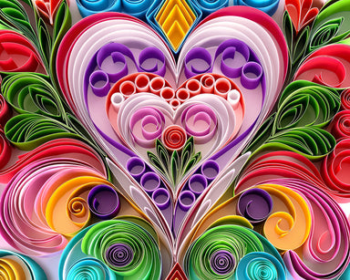 Paper Hearts 1000 Piece Puzzle