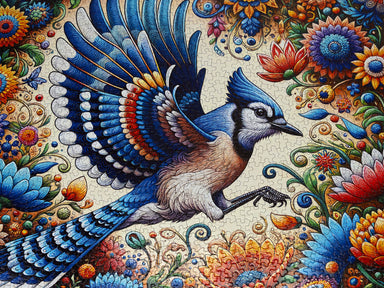 Blue Jay In Summer 1000 Piece Puzzle