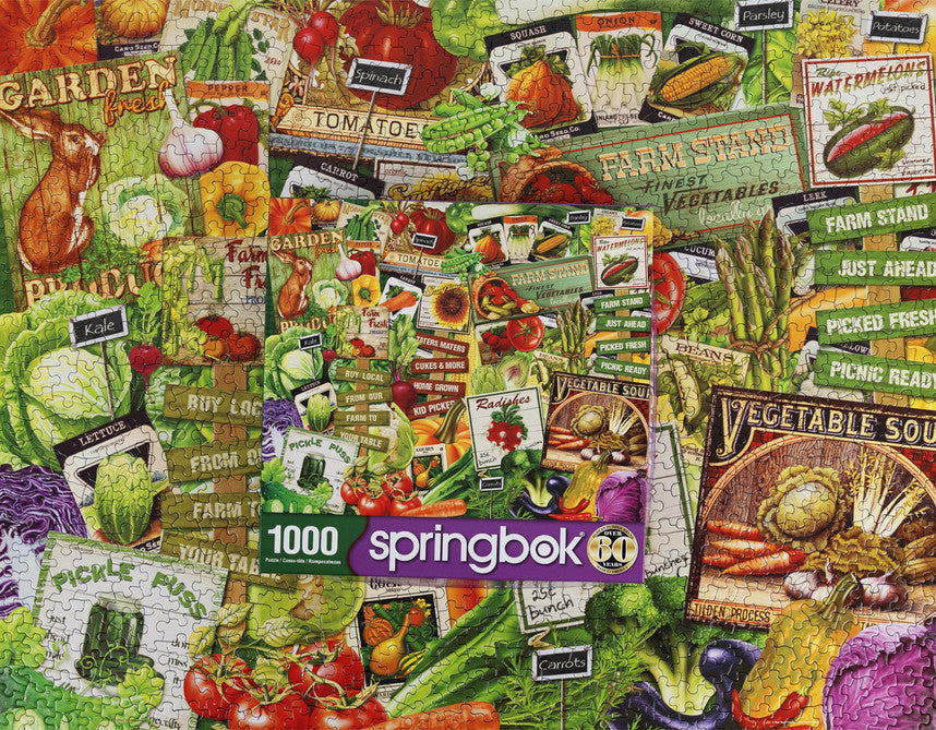 Eat Your Veggies 1000 Piece Puzzle