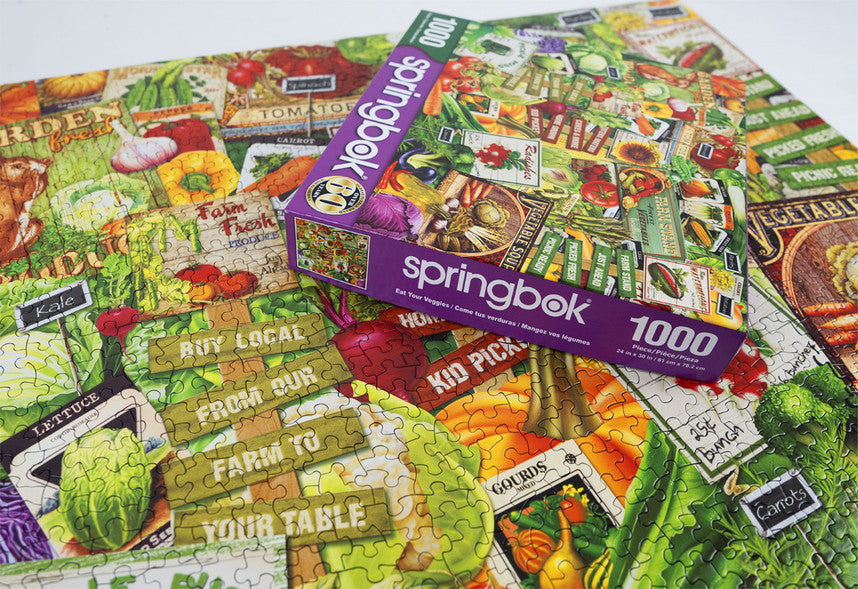 Eat Your Veggies 1000 Piece Puzzle