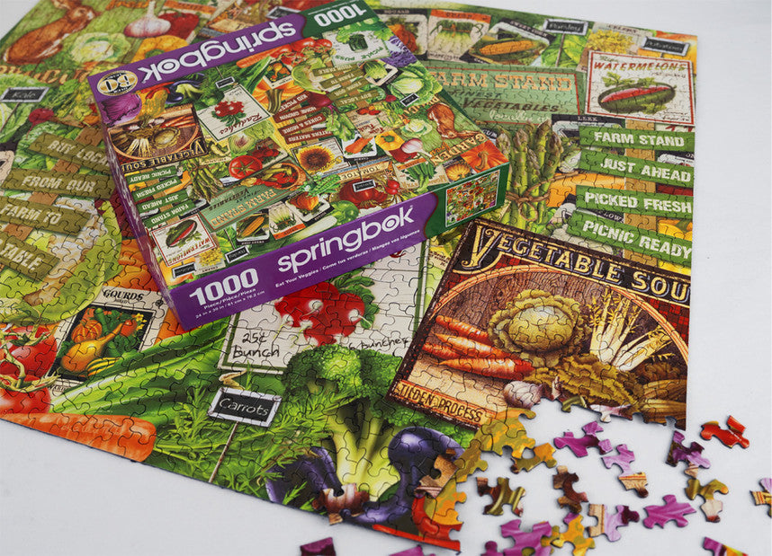 Eat Your Veggies 1000 Piece Puzzle