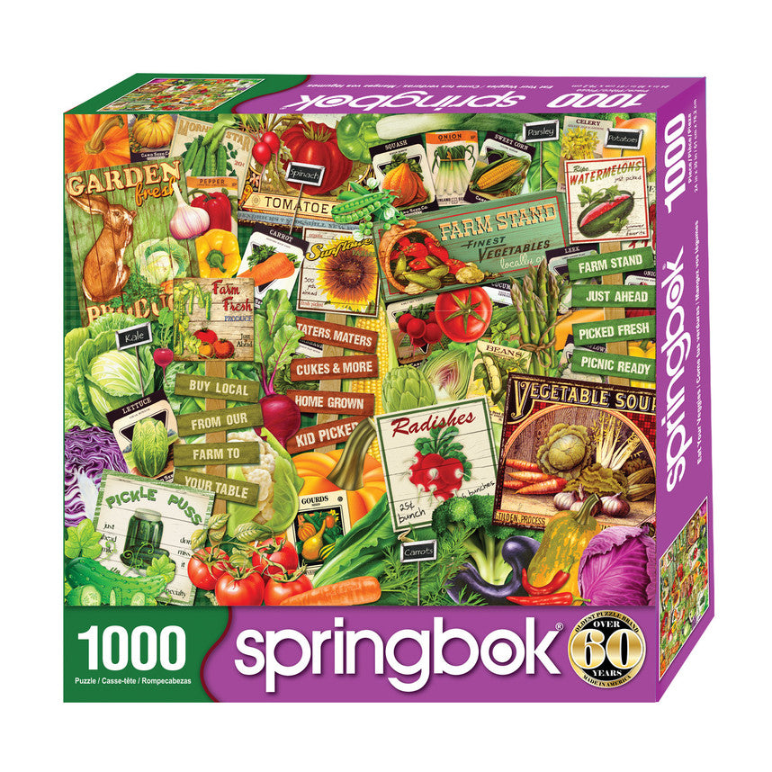 Eat Your Veggies 1000 Piece Puzzle