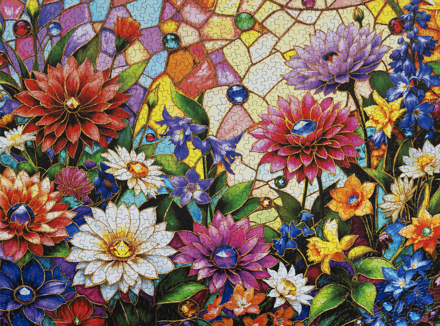 Summer Flower Garden 1000 Piece Puzzle