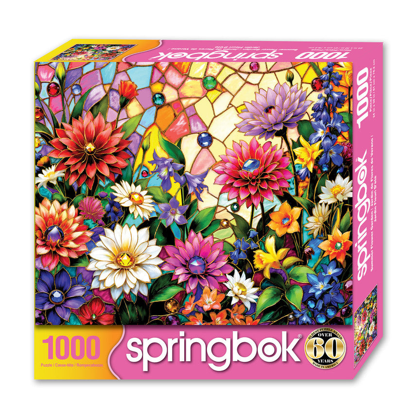 Summer Flower Garden 1000 Piece Puzzle