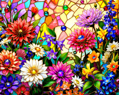 Summer Flower Garden 1000 Piece Puzzle