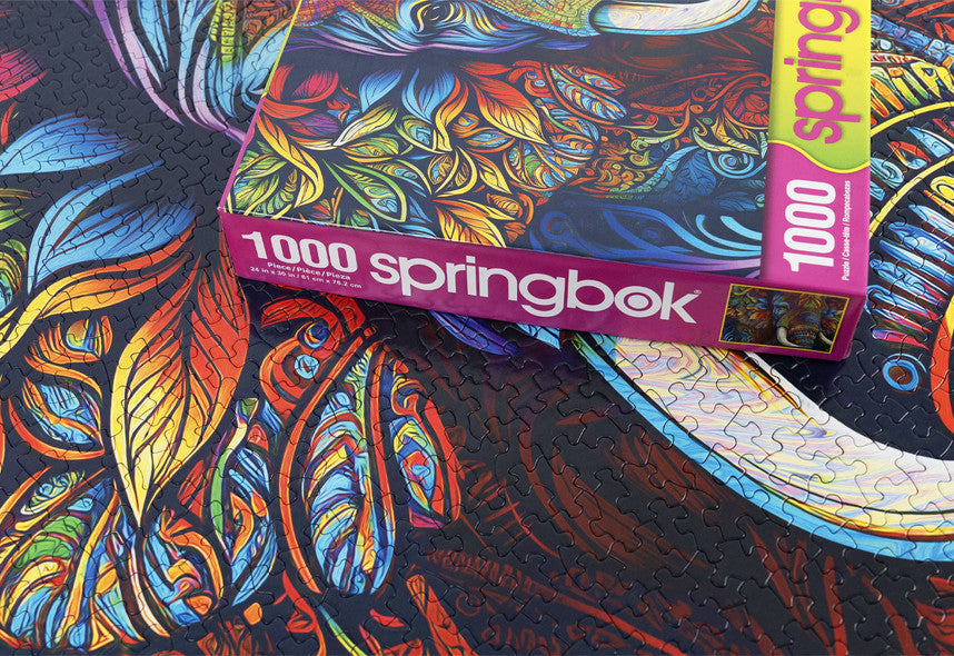 Elephant Mandala 1000 Piece Puzzle