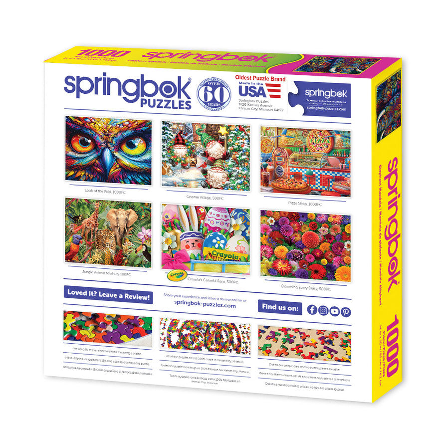 Elephant Mandala 1000 Piece Puzzle