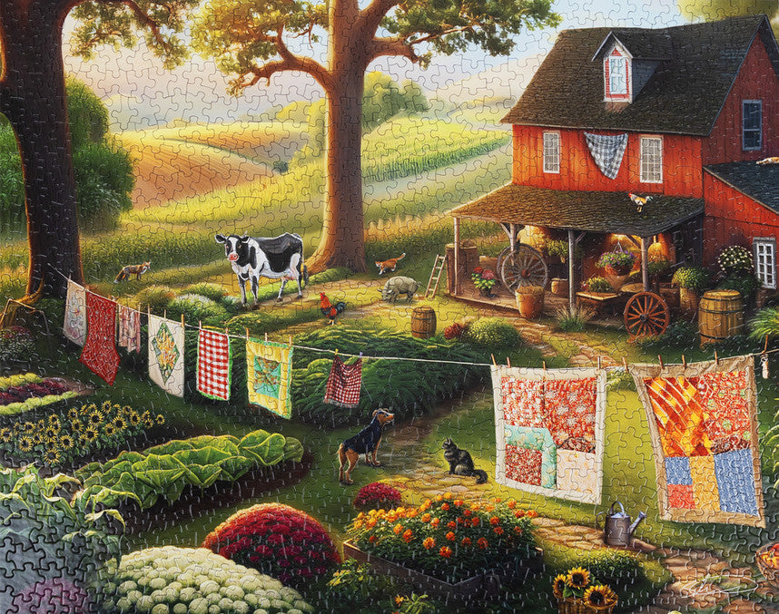 Country Farm Life 1000 Piece Puzzle