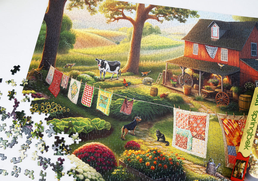 Country Farm Life 1000 Piece Puzzle