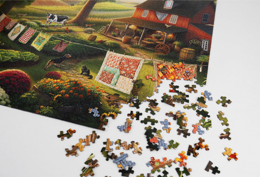Country Farm Life 1000 Piece Puzzle