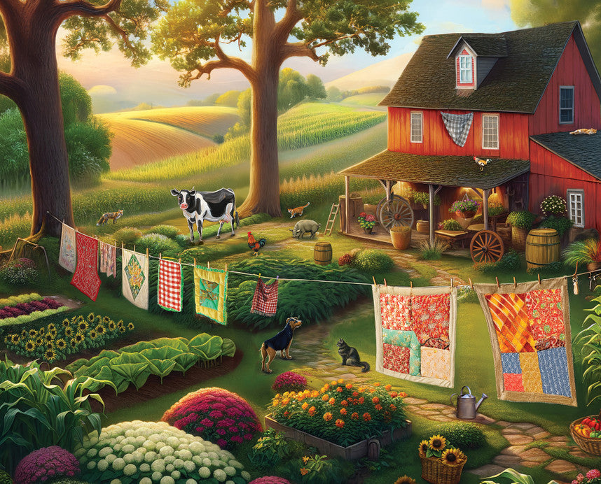 Country Farm Life 1000 Piece Puzzle