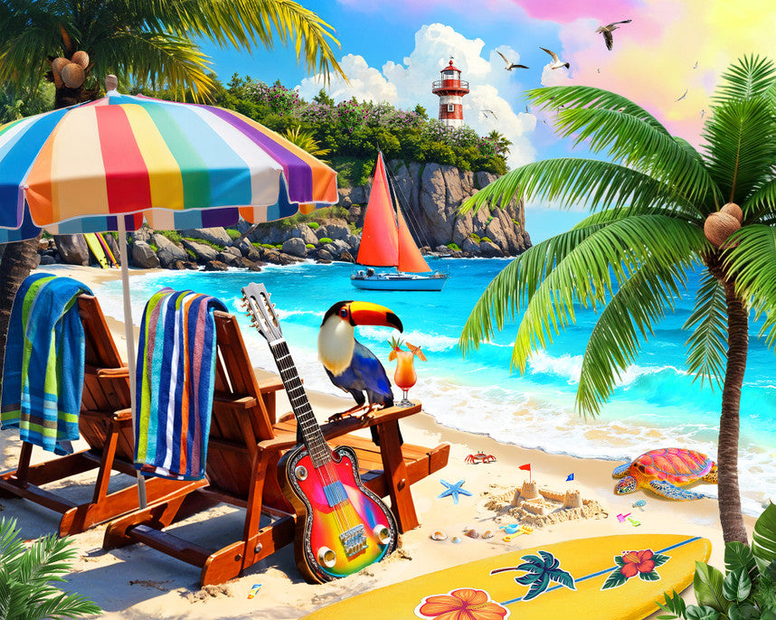 Tropical Paradise 1000 Piece Puzzle