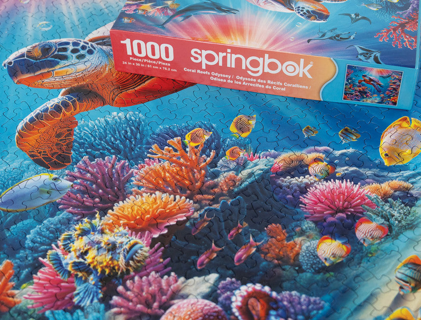 Coral Reef Odyssey 1000 Piece Puzzle