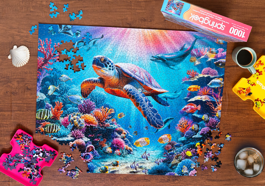 Coral Reef Odyssey 1000 Piece Puzzle