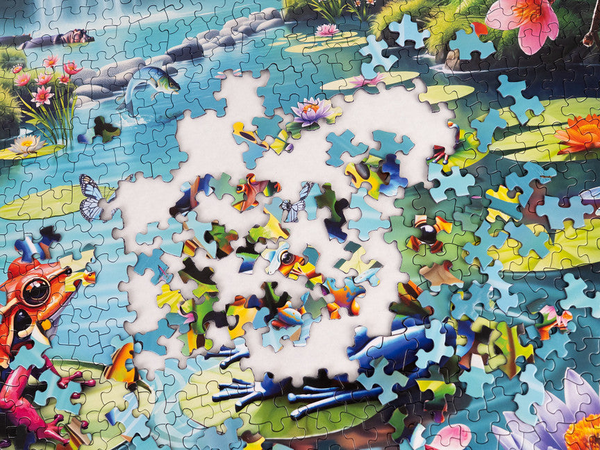 Lily Pond Paradise 1000 Piece Puzzle