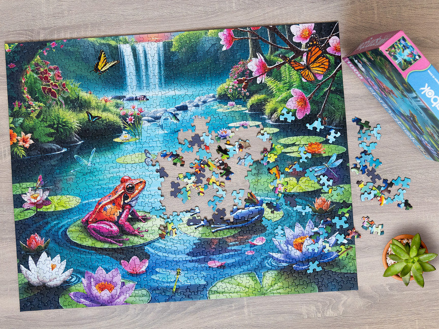 Lily Pond Paradise 1000 Piece Puzzle