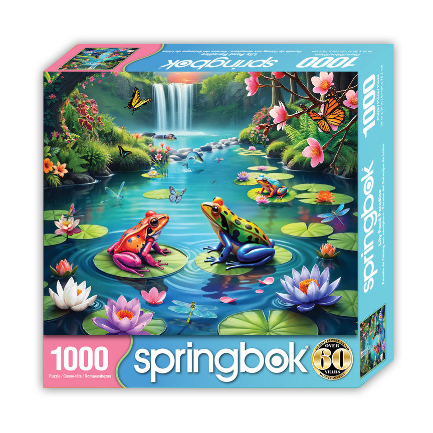 Lily Pond Paradise 1000 Piece Puzzle