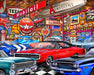 Muscle Car Museum 1000 Piece Puzzle