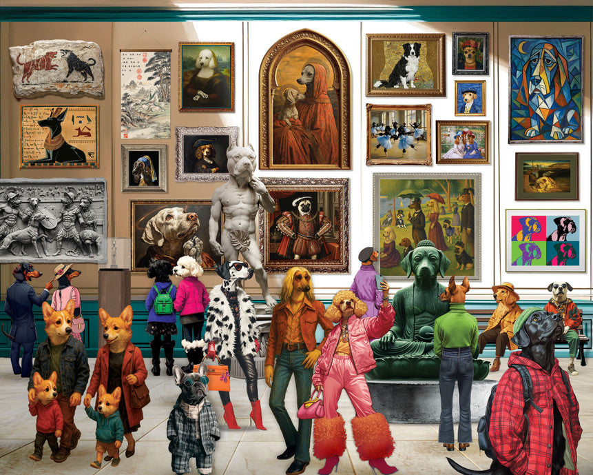 Paws and Portraits 1000 Piece Puzzle