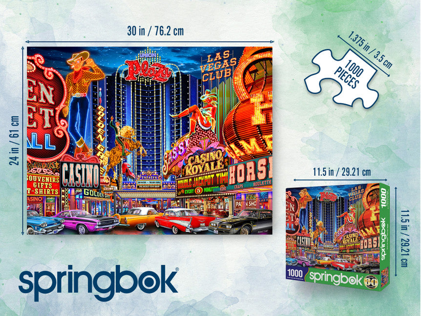 Viva Las Vegas 1000 Piece Puzzle