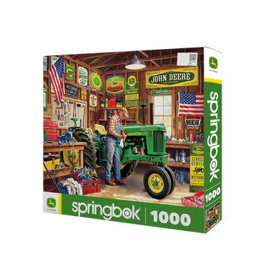 John Deere Grandpa's Garage 1000 Piece Puzzle