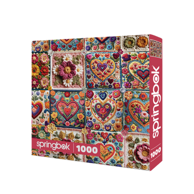 Crochet Hearts 1000 Piece Puzzle
