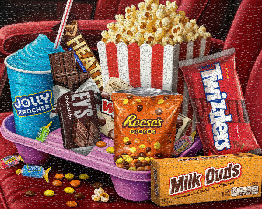 Hershey's Movie Night Treats 1000 Piece Puzzle