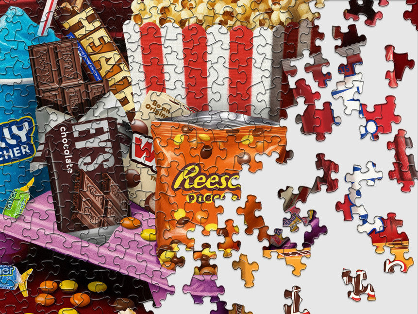 Hershey's Movie Night Treats 1000 Piece Puzzle