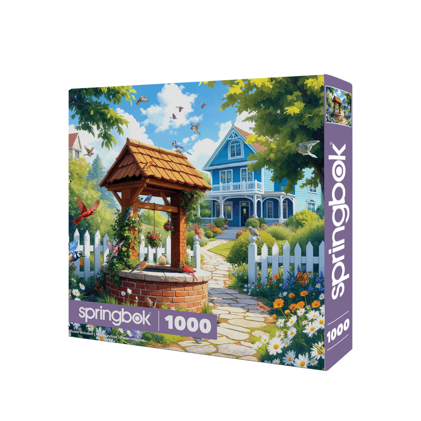 Wishing Well Garden 1000 Piece Puzzle