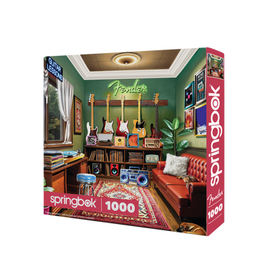 Fender Guitar Lessons 1000 Piece Puzzle