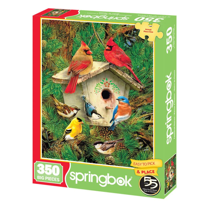 SPRGBK Feathered Retreat 350 Piece Large Format Puzzle