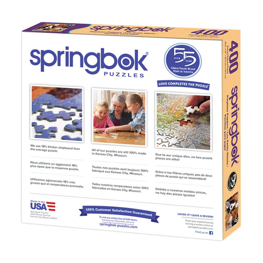 Playtime Puppies 400 Piece Family Puzzle