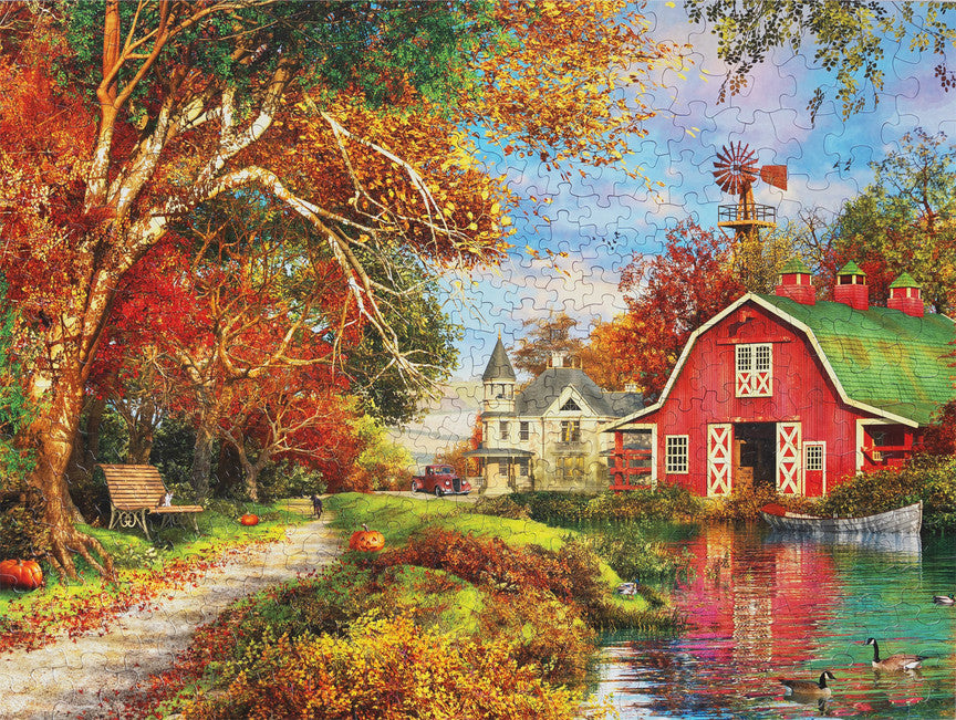 Autumn Barn 400 Piece Puzzle